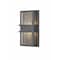 Z-Lite Eclipse 2 Light Outdoor Wall Sconce, Black And Seedy 577S-BK-LED - alternate 1